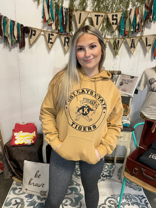 Vintage FHSU Hoodie-FHSU-It's Personal Boutique LLC