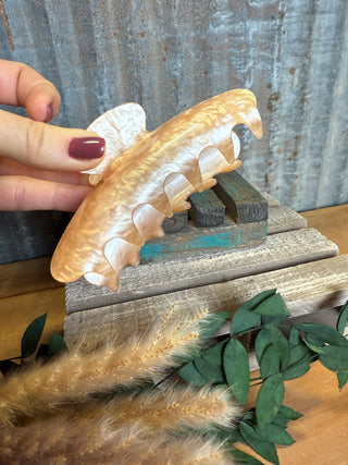 Kitsch Marble Claw Clip