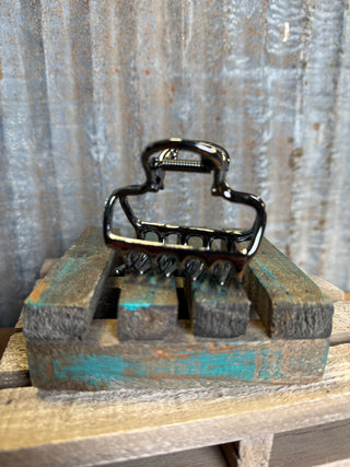 Kitsch Gun Metal Claw Clip