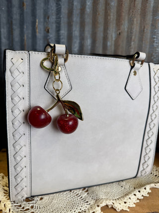 Sweet Cherry Purse Charm