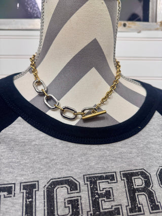 Luxe Two-Tone Necklace