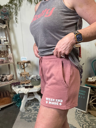 Dusty Rose Weekend Shorts