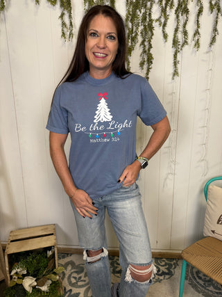Be the Light Scripture Tee