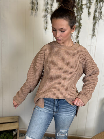 Cozy Brown Knitted Sweater