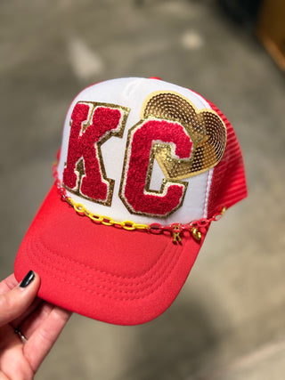 KC Patch Hat-Hats-Heart KC-It&#x27;s Personal Boutique LLC