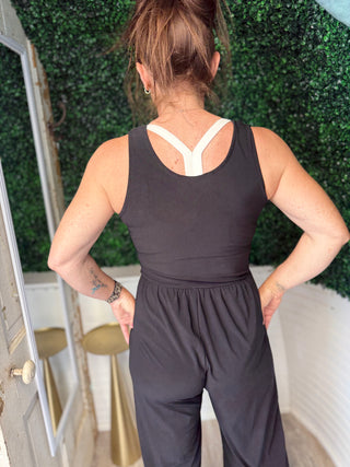 Midnight Muse Black Jumpsuit