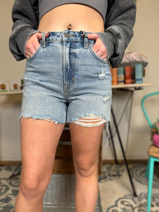 Hidden Mom Shorts-Bottoms-S-It&#x27;s Personal Boutique LLC