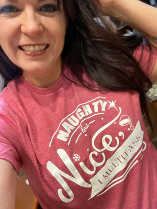 Naughty but Nice tee-Graphic tee-It&#x27;s Personal Boutique LLC