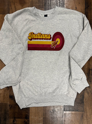 Retro Indians Ash Sweatshirt