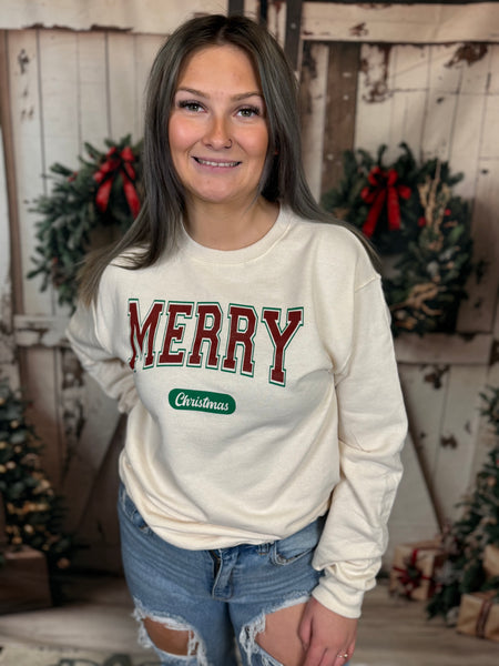 Merry Christmas Crewneck Sweatshirt