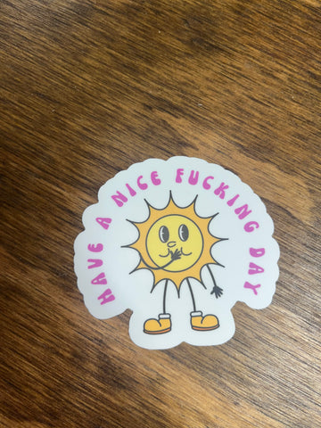 Have a nice day sticker