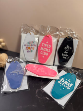 Vintage Hotel keychains-Accessories-It&#x27;s Personal Boutique LLC
