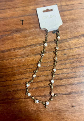 Necklaces $18-Jewlery-Short beaded stones-It&#x27;s Personal Boutique LLC