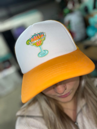 Salty Af patch trucker hat-Hats-It&#x27;s Personal Boutique LLC