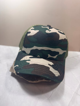 Trucker Hats (custom)-Hats-Camo-It&#x27;s Personal Boutique LLC