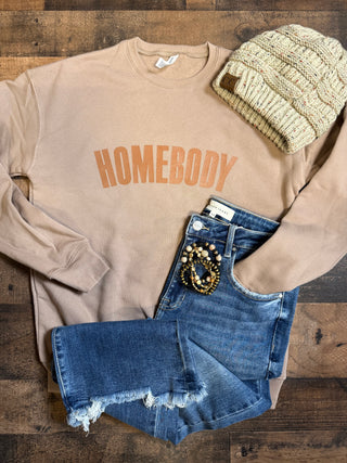 Homebody Crewneck-Long sleeve-It&#x27;s Personal Boutique LLC