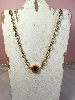 Golden Initial Necklaces-Jewelry-E-It&#x27;s Personal Boutique LLC