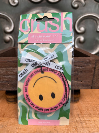 Crush Car Freshies-All the Things-not today (smiley)-It&#x27;s Personal Boutique LLC