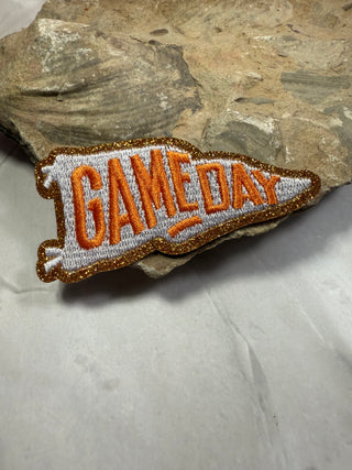Game Day Patches-Patches-Orange-It&#x27;s Personal Boutique LLC