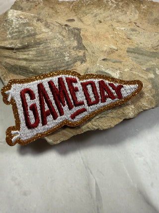 Game Day Patches-Patches-maroon-It&#x27;s Personal Boutique LLC