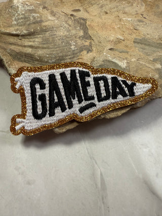 Game Day Patches-Patches-Black-It&#x27;s Personal Boutique LLC