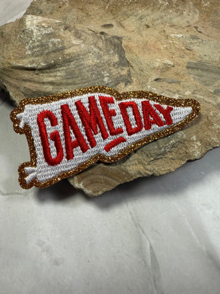 Game Day Patches-Patches-Red-It&#x27;s Personal Boutique LLC