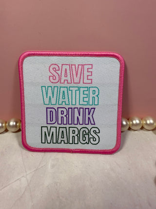 Embroidered snarky patches-Patches-Save water-It&#x27;s Personal Boutique LLC