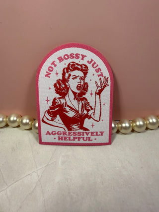 Pink/Blue snarky patches-Patches-It&#x27;s Personal Boutique LLC