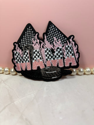 Western patches-Patches-racing mama-It&#x27;s Personal Boutique LLC