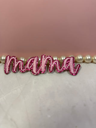 Western patches-Patches-mama glitter outline-It&#x27;s Personal Boutique LLC