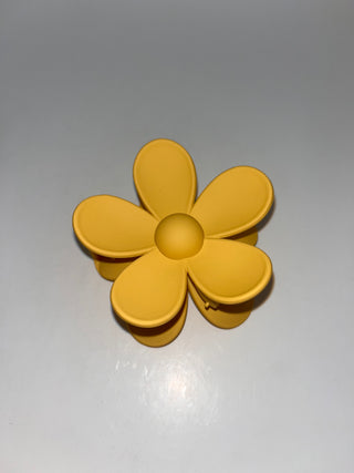 Flower claw clips-Accessories-Yellow-It&#x27;s Personal Boutique LLC
