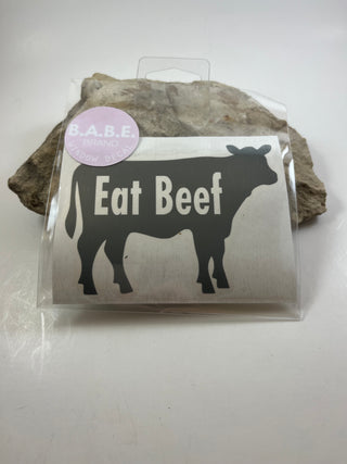 Eat Beef Car Sticker-All the Things-It&#x27;s Personal Boutique LLC