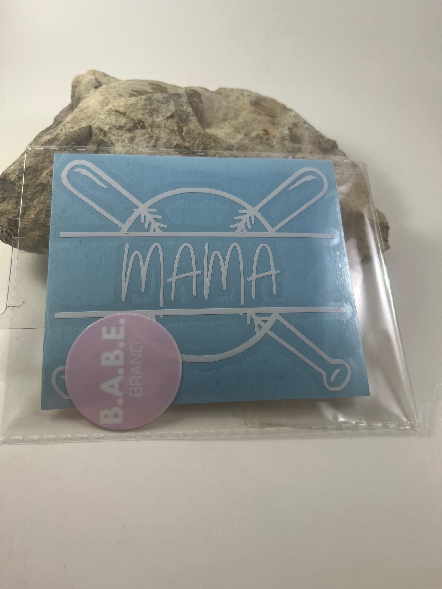 Baseball Mama Car Sticker