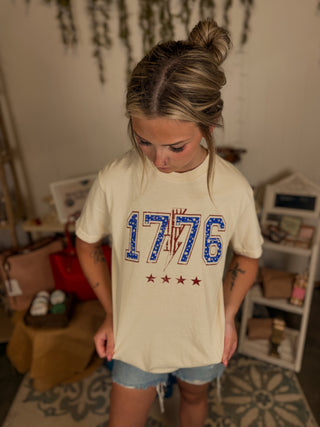 1776 Graphic Tee-Graphic tee-It&#x27;s Personal Boutique LLC