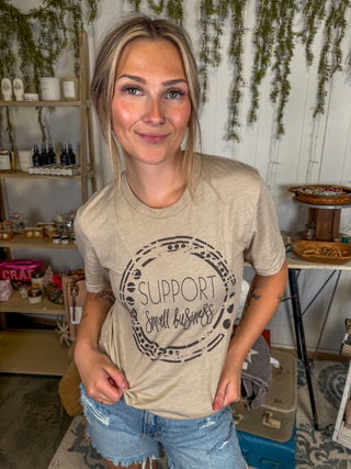 Support Small business t-shirt-Graphic tee-It&#x27;s Personal Boutique LLC