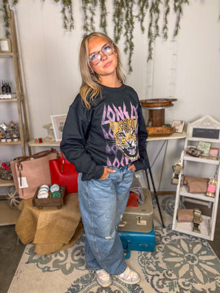 Long Live Rock n Roll Crewneck-Long sleeve-It&#x27;s Personal Boutique LLC