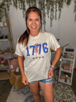 1776 Graphic Tee-Graphic tee-It&#x27;s Personal Boutique LLC