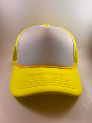 Trucker Hats (custom)-Hats-Neon Yellow-It&#x27;s Personal Boutique LLC
