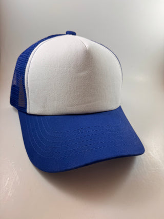 Trucker Hats (custom)-Hats-Royal Blue-It&#x27;s Personal Boutique LLC