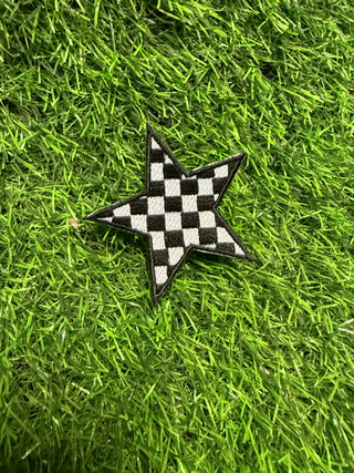 Assorted star Patches-Patches-Little checkered star-It&#x27;s Personal Boutique LLC