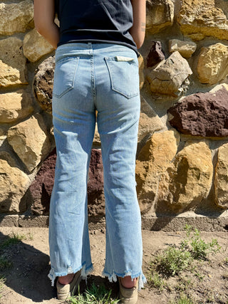 Risen high rise straight leg jean-Bottoms-It&#x27;s Personal Boutique LLC