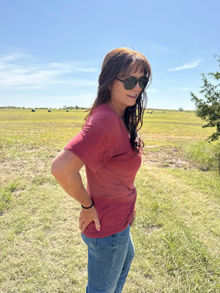 V-Neck soft touched tee-Short sleeve-It&#x27;s Personal Boutique LLC