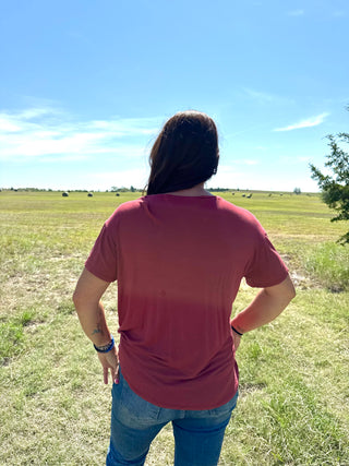 V-Neck soft touched tee-Short sleeve-It&#x27;s Personal Boutique LLC