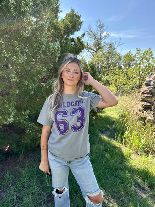 K-State 63 Graphic Tee-K-State-It&#x27;s Personal Boutique LLC