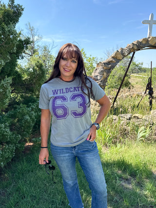 K-State 63 Graphic Tee-K-State-It&#x27;s Personal Boutique LLC