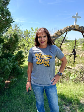 Game Day Tigers Graphic Tee-FHSU-It&#x27;s Personal Boutique LLC