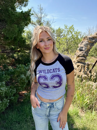 K-State ‘63 Graphic Baby Tee-K-State-It&#x27;s Personal Boutique LLC