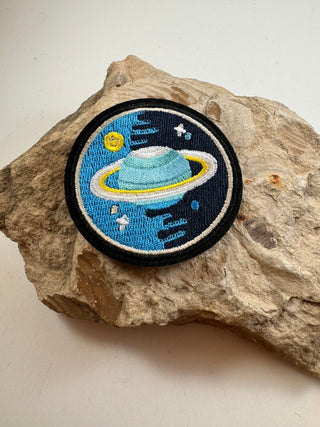 Space patches-Hats-Galaxy and planet-It&#x27;s Personal Boutique LLC