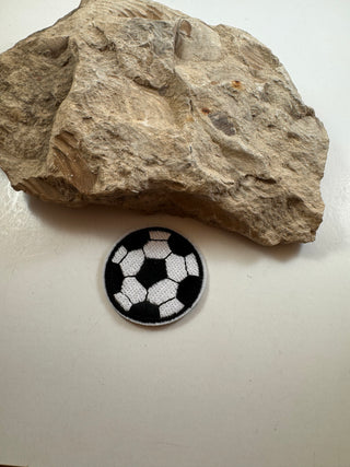 Soccer patches-Hats-Black and white soccer-It&#x27;s Personal Boutique LLC