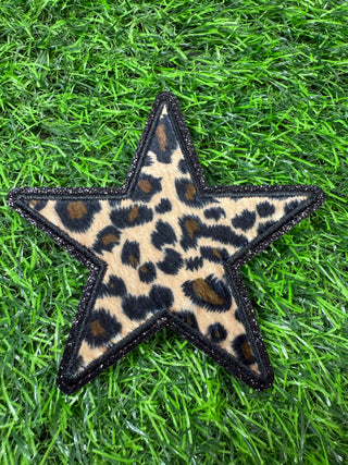 Assorted star Patches-Patches-Leopard star-It&#x27;s Personal Boutique LLC